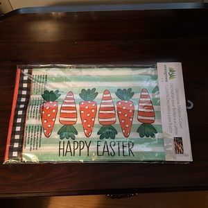 Happy Easter carrot mailbox flag